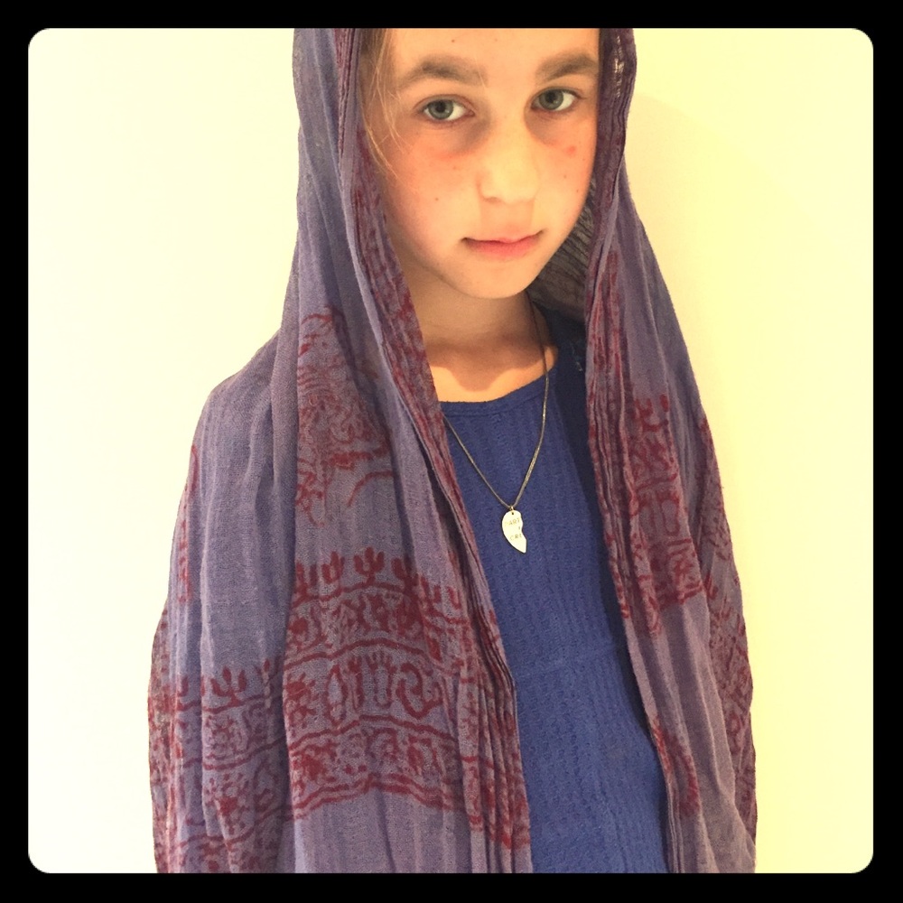 Tibetan print scarf***3 for 10$***